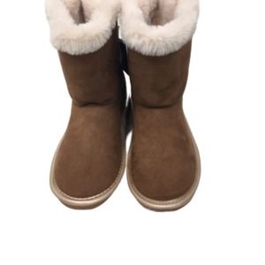 Sugar Brand Chestnut Faux Suede & Fur boots | New | Kids Size 1